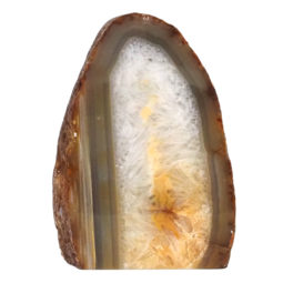 Natural Agate Crystal Lamp with LED Bulb N1269 | Himalayan Salt Factory