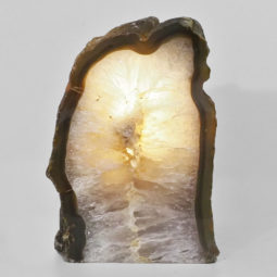 2.16kg Natural Agate Crystal Lamp with LED Bulb N1272 6 Natural Agate Crystal Lamp with LED Bulb N1272 | Himalayan Salt Factory