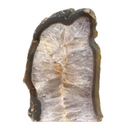 Natural Agate Crystal Lamp with LED Bulb N1272 | Himalayan Salt Factory