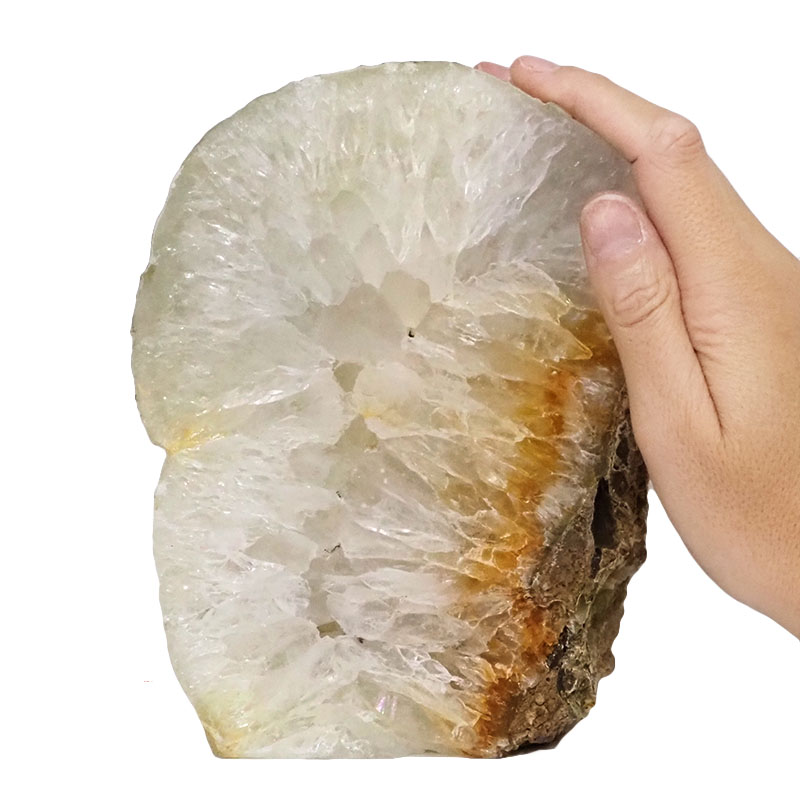 1.94kg Natural Agate Crystal Lamp with LED Bulb N1276 5 Natural Agate Crystal Lamp with LED Bulb N1276 | Himalayan Salt Factory