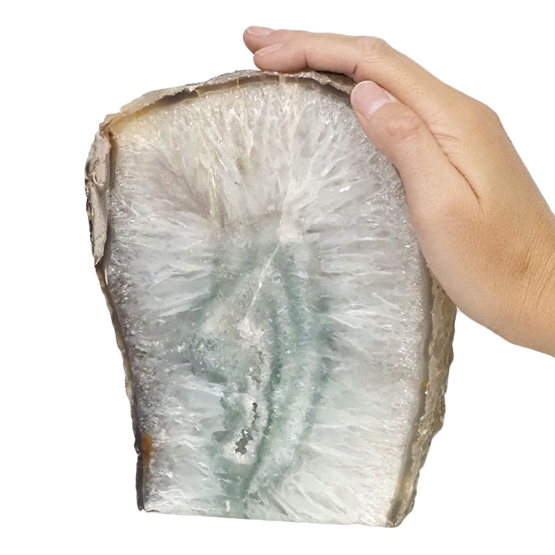 3.18kg Natural Agate Crystal Lamp with LED Bulb N1279 5 Natural Agate Crystal Lamp with LED Bulb N1279 | Himalayan Salt Factory