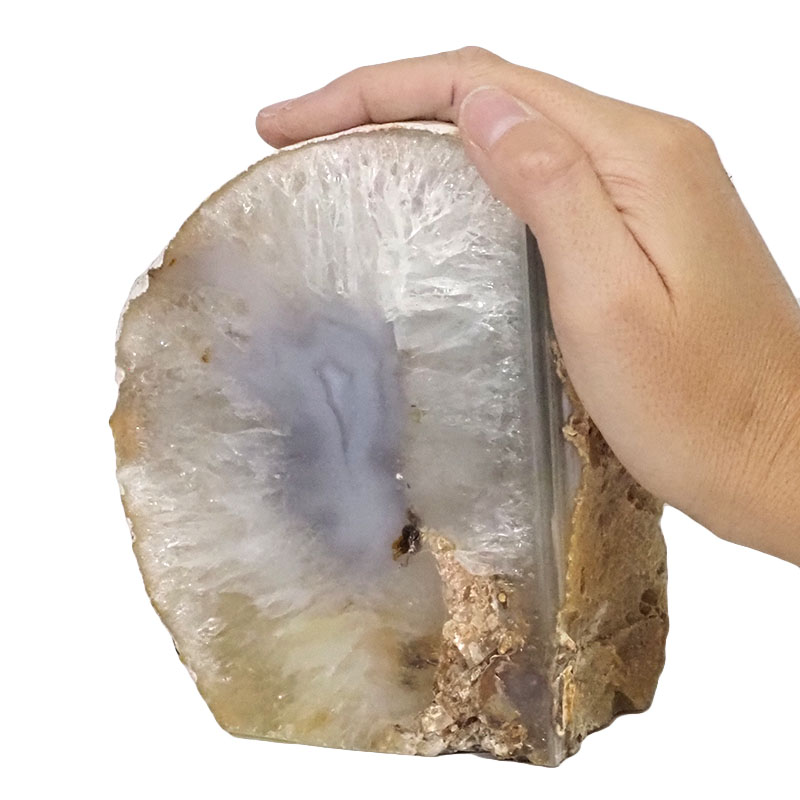 1.92kg Natural Agate Crystal Lamp with LED Bulb N1286 5 Natural Agate Crystal Lamp with LED Bulb N1286 | Himalayan Salt Factory