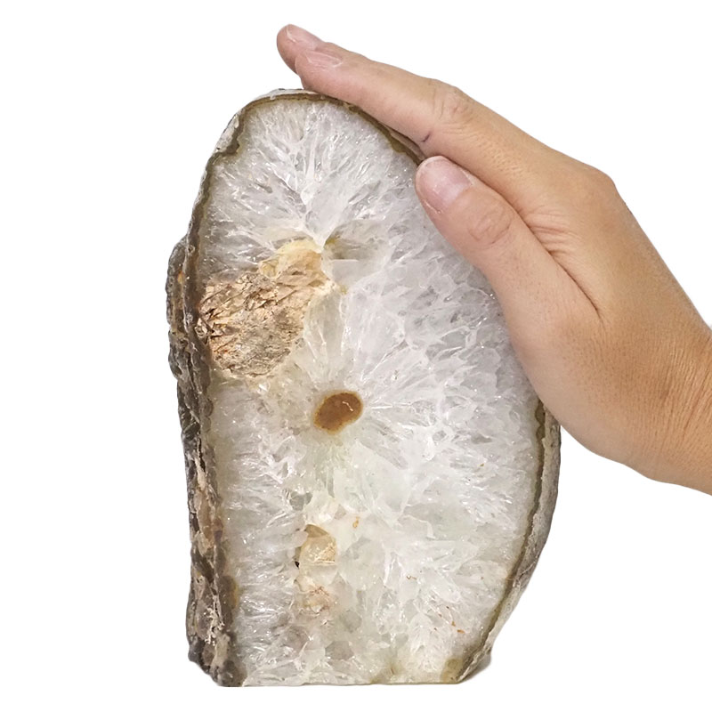 2.47kg Natural Agate Crystal Lamp with LED Bulb N1289 5 Natural Agate Crystal Lamp with LED Bulb N1289 | Himalayan Salt Factory