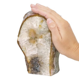 2.96kg Natural Agate Crystal Lamp with LED Bulb N1293 7 Natural Agate Crystal Lamp with LED Bulb N1293 | Himalayan Salt Factory