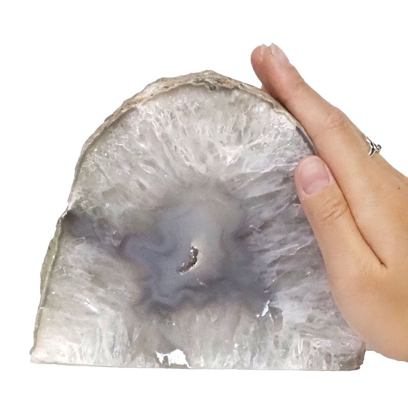 1.92kg Natural Agate Crystal Lamp with LED Bulb N1297 5 Natural Agate Crystal Lamp with LED Bulb N1297 | Himalayan Salt Factory