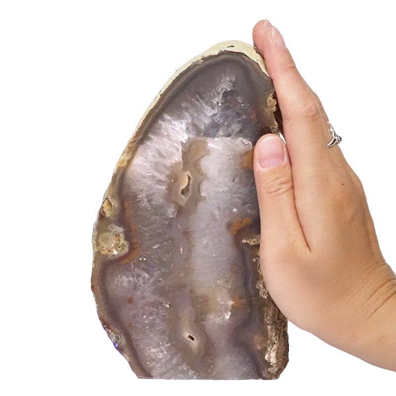 1.77kg Natural Agate Crystal Lamp with LED Bulb N1298 5 Natural Agate Crystal Lamp with LED Bulb N1298 | Himalayan Salt Factory