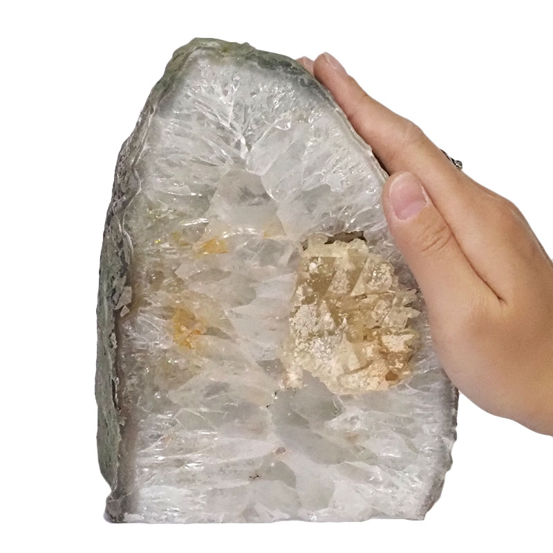 2.72kg Natural Agate Crystal Lamp with LED Bulb N1307 5 Natural Agate Crystal Lamp with LED Bulb N1307 | Himalayan Salt Factory