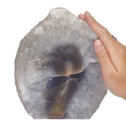 3.30kg Natural Agate Crystal Lamp with LED Bulb N1309 7 Natural Agate Crystal Lamp with LED Bulb N1309 | Himalayan Salt Factory