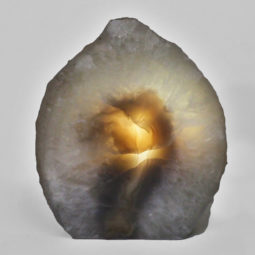 3.30kg Natural Agate Crystal Lamp with LED Bulb N1309 6 Natural Agate Crystal Lamp with LED Bulb N1309 | Himalayan Salt Factory