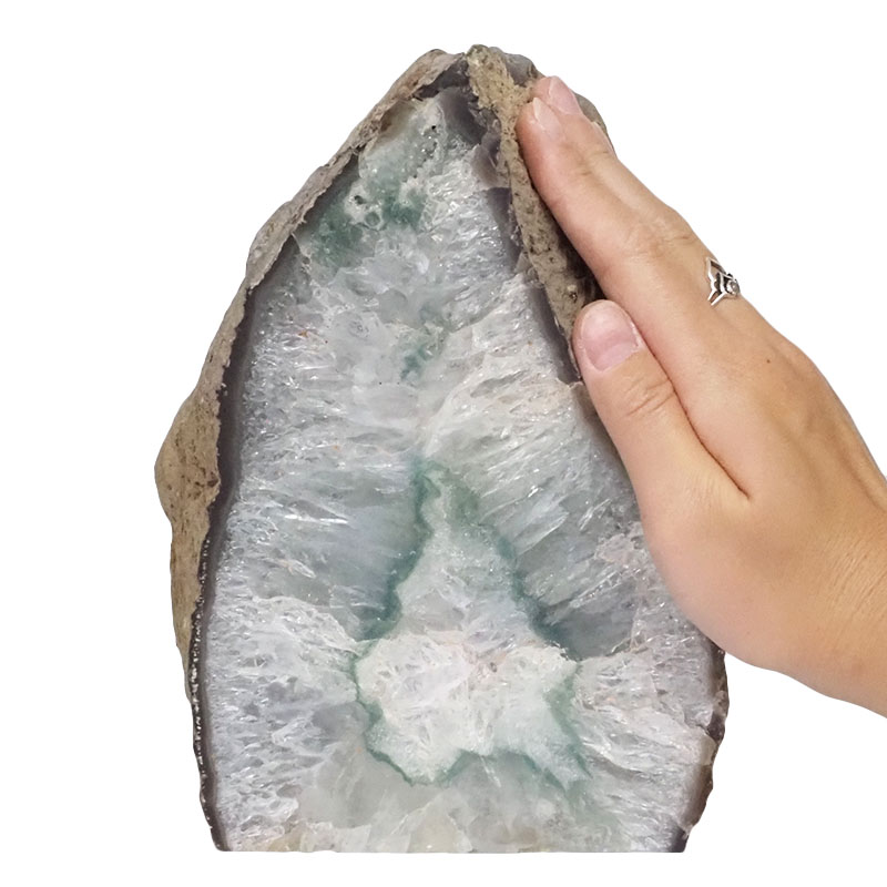 3.81kg Natural Agate Crystal Lamp with LED Bulb N1310 5 Natural Agate Crystal Lamp with LED Bulb N1310 | Himalayan Salt Factory