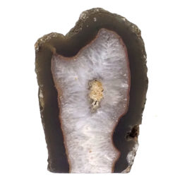 Natural Agate Crystal Lamp with LED Bulb N1311 | Himalayan Salt Factory