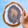 Natural Agate Plate J761