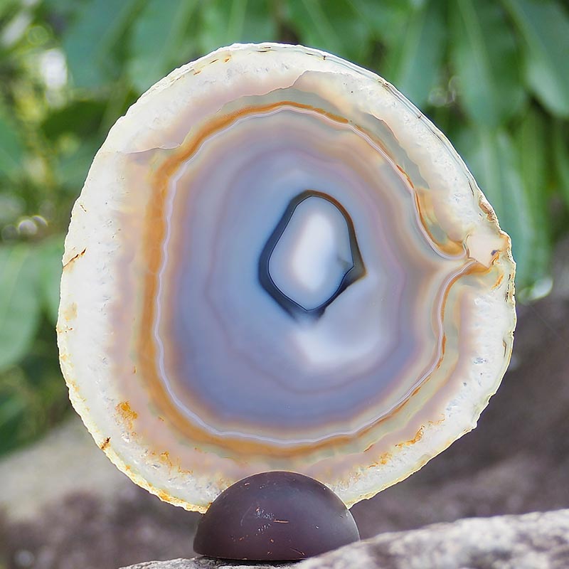 0.52Kg Natural Agate Plate J762 4 Natural Agate Plate J762