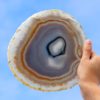 0.52Kg Natural Agate Plate J762 1 Natural Agate Plate J762