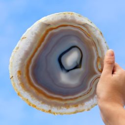 Natural Agate Plate J762