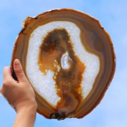 Natural Agate Plate J763