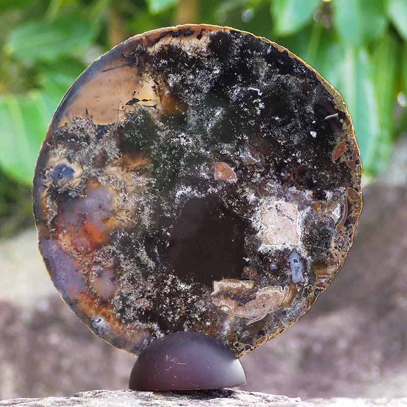 0.52Kg Natural Agate Plate J765 4 Natural Agate Plate J765