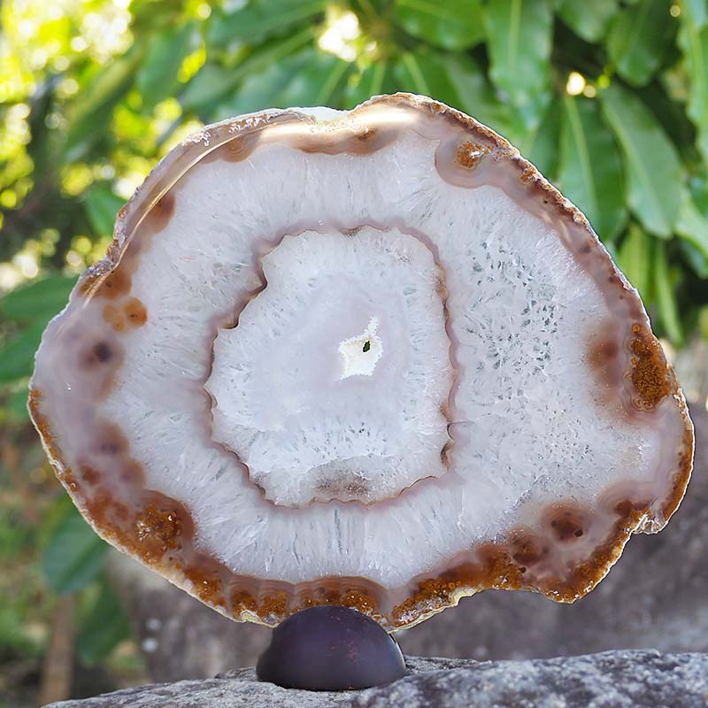 1.2Kg Natural Agate Plate J776 4 Natural Agate Plate J776