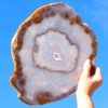 1.2Kg Natural Agate Plate J776 2 Natural Agate Plate J776