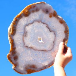 Natural Agate Plate J776