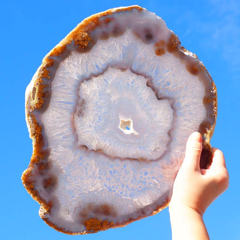 1.2Kg Natural Agate Plate J776 3 Natural Agate Plate J776