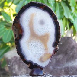 0.78Kg Natural Agate Plate J777 5 Natural Agate Plate J777