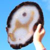 0.78Kg Natural Agate Plate J777 2 Natural Agate Plate J777