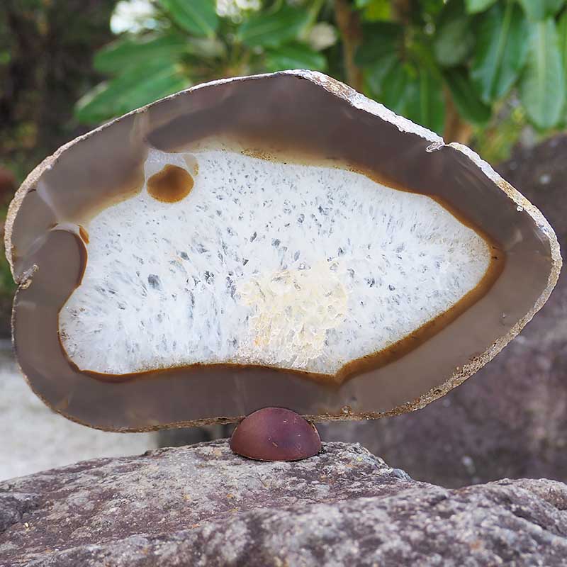 0.79Kg Natural Agate Plate J778 4 Natural Agate Plate J778