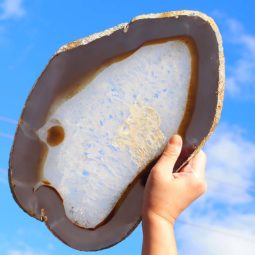 Natural Agate Plate J778