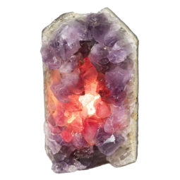 Natural Amethyst Crystal Lamp DN681 | Himalayan Salt Factory
