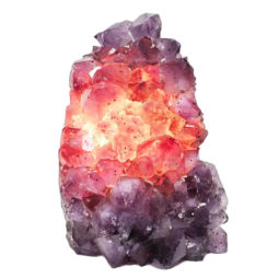 Natural Amethyst Crystal Lamp DN686 | Himalayan Salt Factory