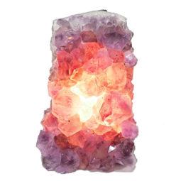 Natural Amethyst Crystal Lamp DN688 | Himalayan Salt Factory
