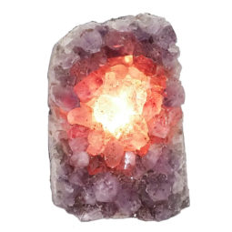 Natural Amethyst Crystal Lamp DN693 | Himalayan Salt Factory