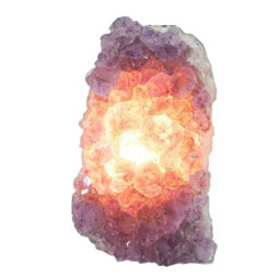 Natural Amethyst Crystal Lamp DN705 | Himalayan Salt Factory