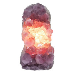 Natural Amethyst Crystal Lamp DN717 | Himalayan Salt Factory