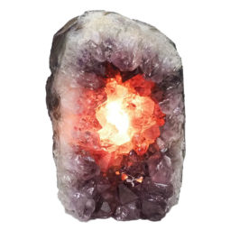 Natural Amethyst Crystal Lamp DN738 | Himalayan Salt Factory