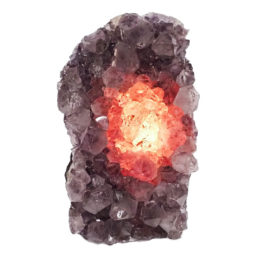 Natural Amethyst Crystal Lamp DN739 | Himalayan Salt Factory