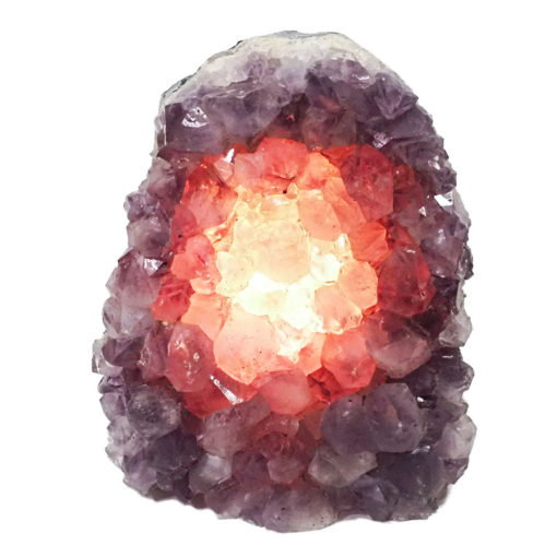 Natural Amethyst Crystal Lamp DN743 | Himalayan Salt Factory