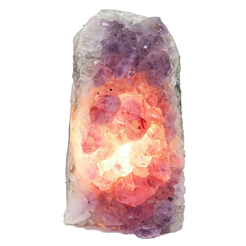 3.81kg Natural Amethyst Crystal Lamp DN749 4 Natural Amethyst Crystal Lamp DN749 | Himalayan Salt Factory