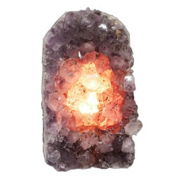 Natural Amethyst Crystal Lamp DN759 | Himalayan Salt Factory