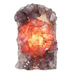 Natural Amethyst Crystal Lamp DN763 | Himalayan Salt Factory