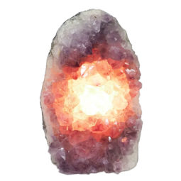 Natural Amethyst Crystal Lamp DN766 | Himalayan Salt Factory