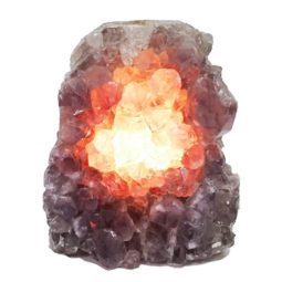 Natural Amethyst Crystal Lamp DN769 | Himalayan Salt Factory