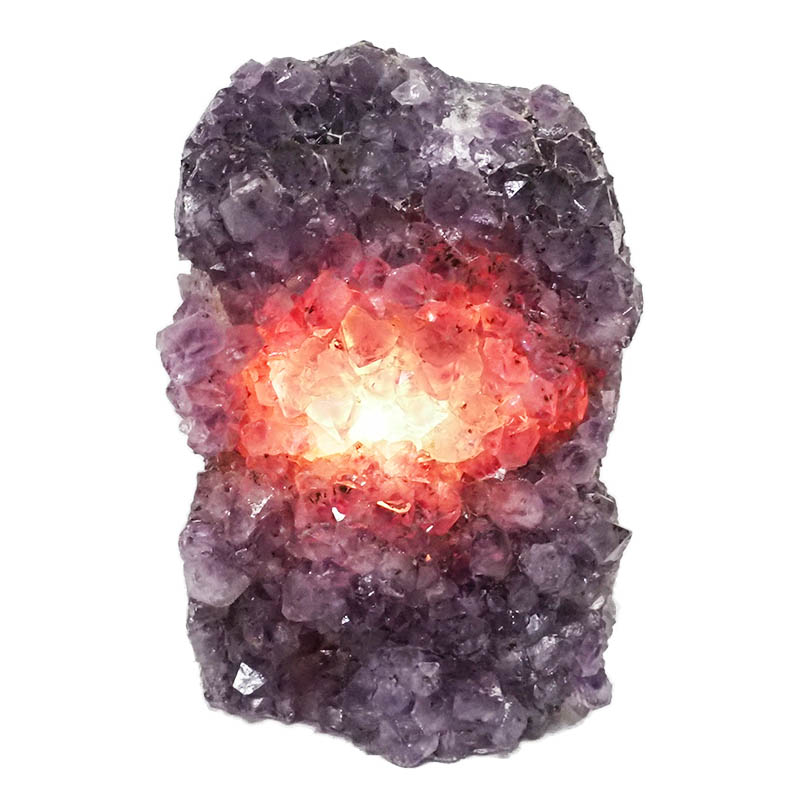 3.09kg Natural Amethyst Crystal Lamp DN772 4 Natural Amethyst Crystal Lamp DN772 | Himalayan Salt Factory
