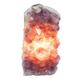 Natural Amethyst Crystal Lamp DN777 | Himalayan Salt Factory