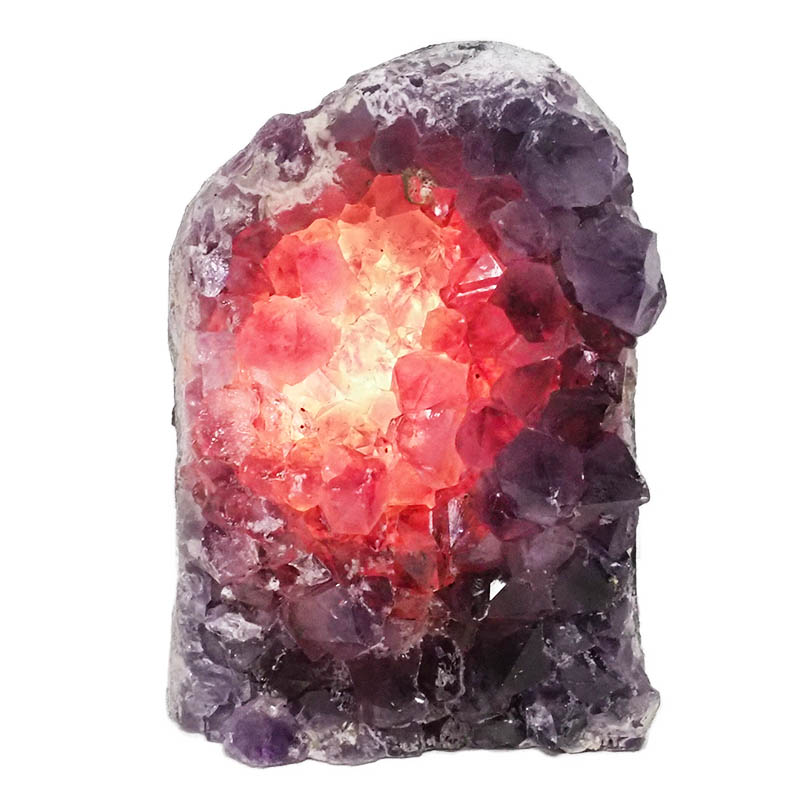 2.65kg Natural Amethyst Crystal Lamp DN790 4 Natural Amethyst Crystal Lamp DN790 | Himalayan Salt Factory