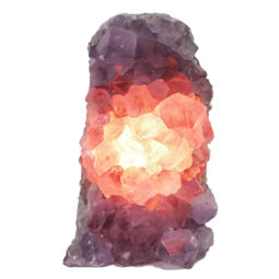 3.30kg Natural Amethyst Crystal Lamp DN793 6 Natural Amethyst Crystal Lamp DN793 | Himalayan Salt Factory