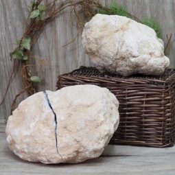 Natural Calcite Geode Pair – 2 Small Geodes Set N1114 | Himalayan Salt Factory