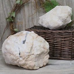 Natural Calcite Geode Pair – 2 Small Geodes Set N1115 | Himalayan Salt Factory