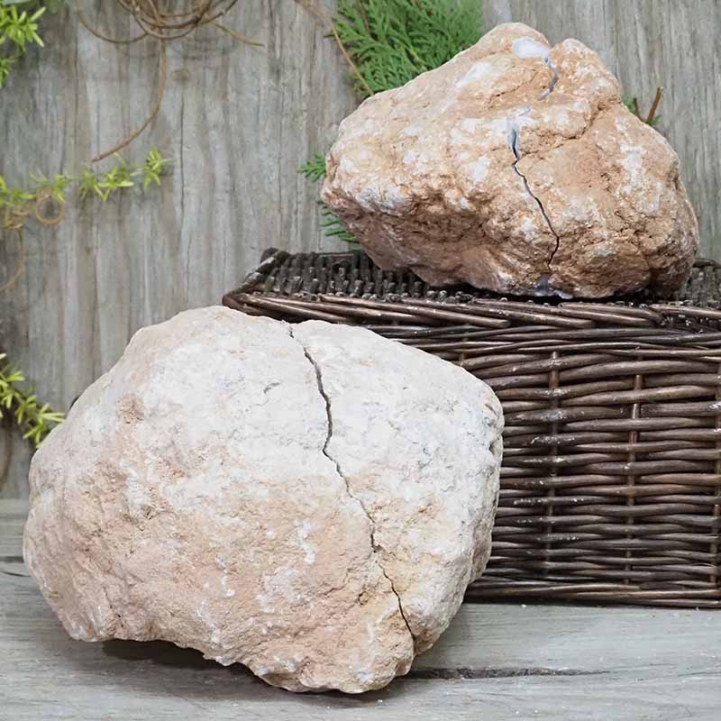 Natural Calcite Geode Pair - 2 Small Geodes Set N1125 5 Natural Calcite Geode Pair – 2 Small Geodes Set N1125 | Himalayan Salt Factory